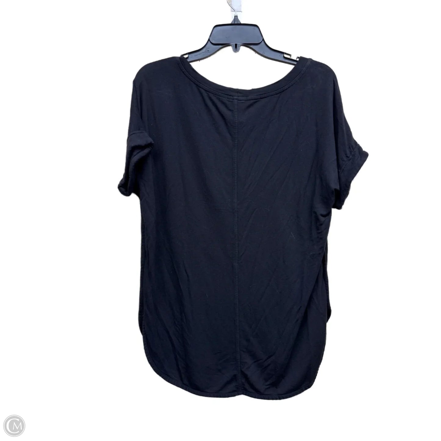 Top Short Sleeve By Matty M In Black, Size: M