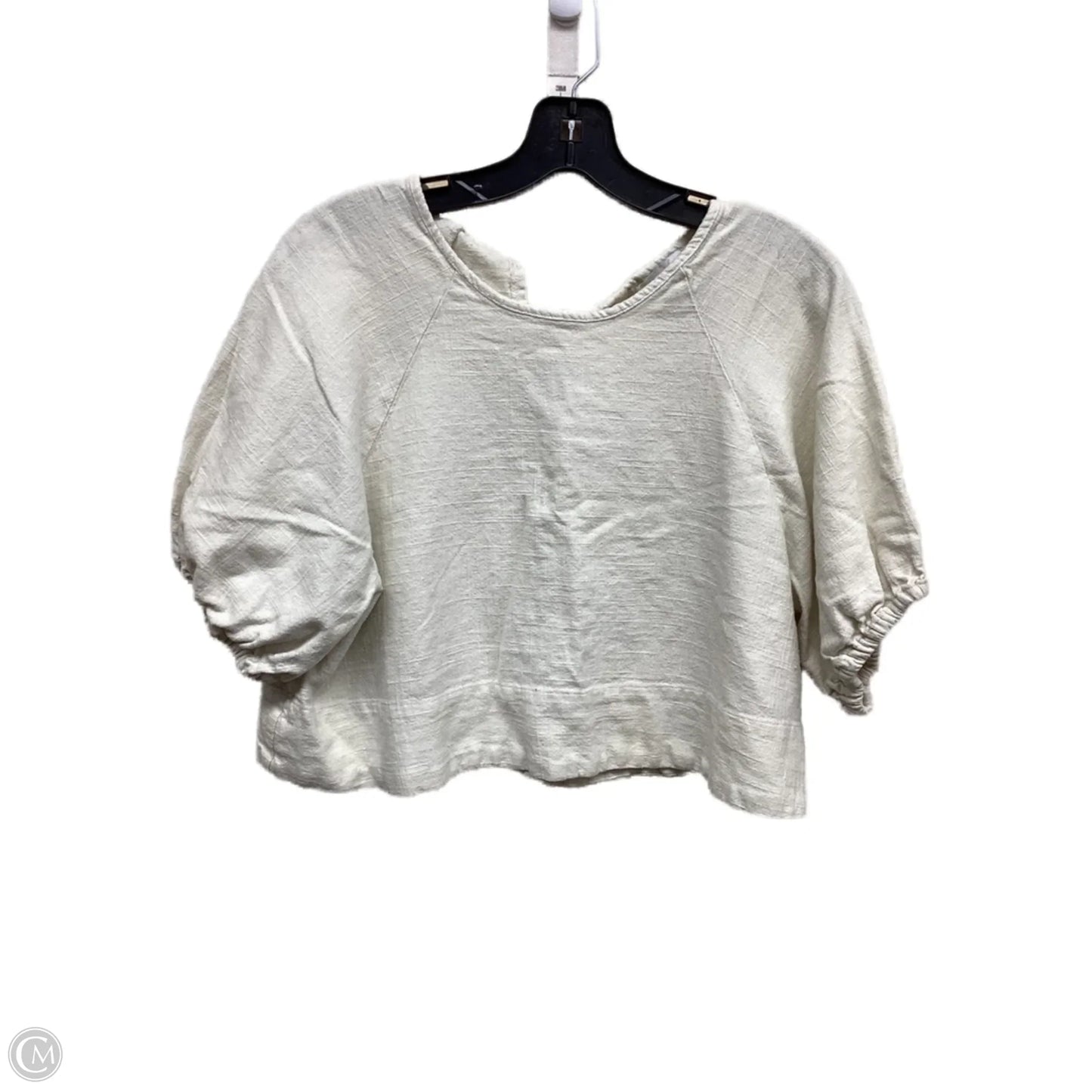 Top Short Sleeve By House Of Harlow In Cream, Size: L