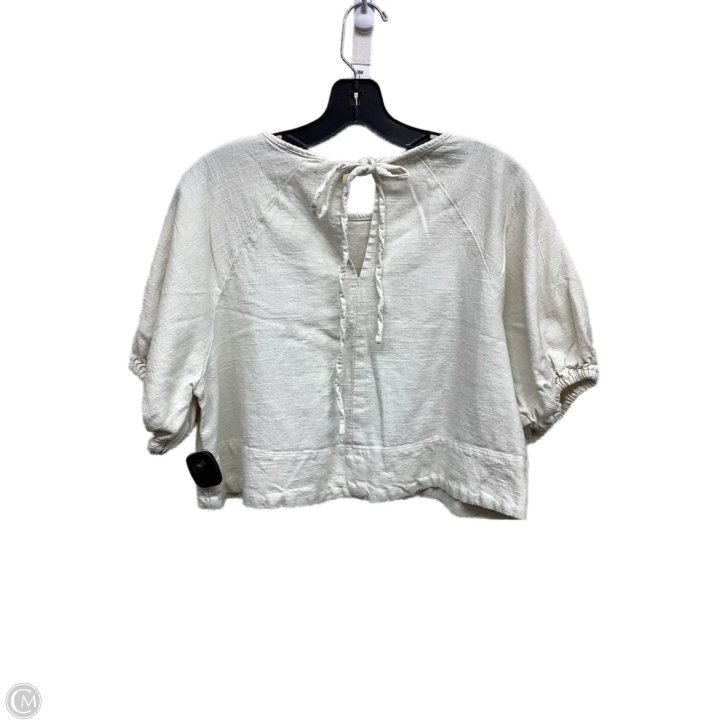 Top Short Sleeve By House Of Harlow In Cream, Size: L