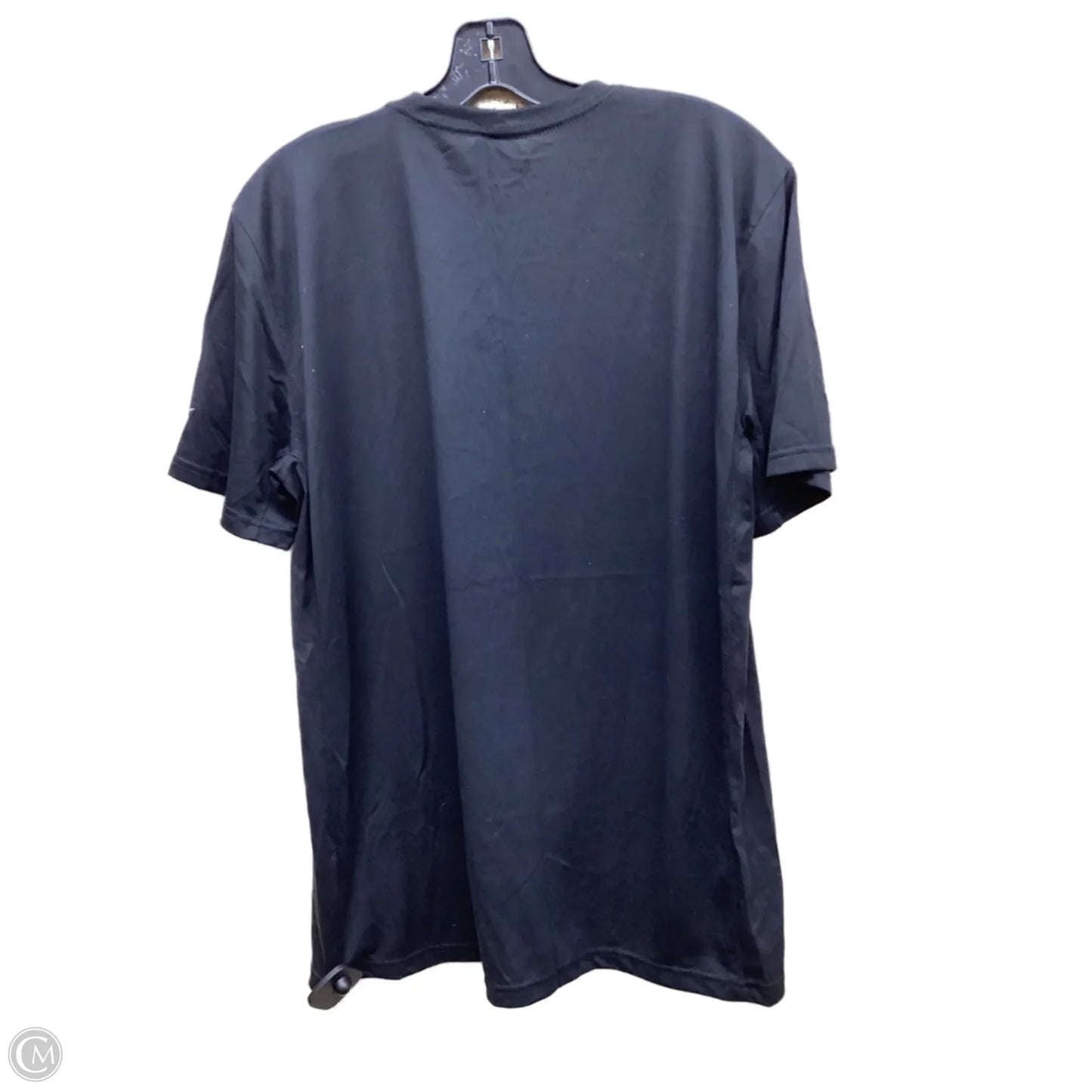 Athletic Top Short Sleeve By Nike Apparel In Black, Size: L