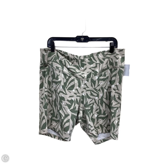 Athletic Shorts By Old Navy In Brown & Green, Size: 2x