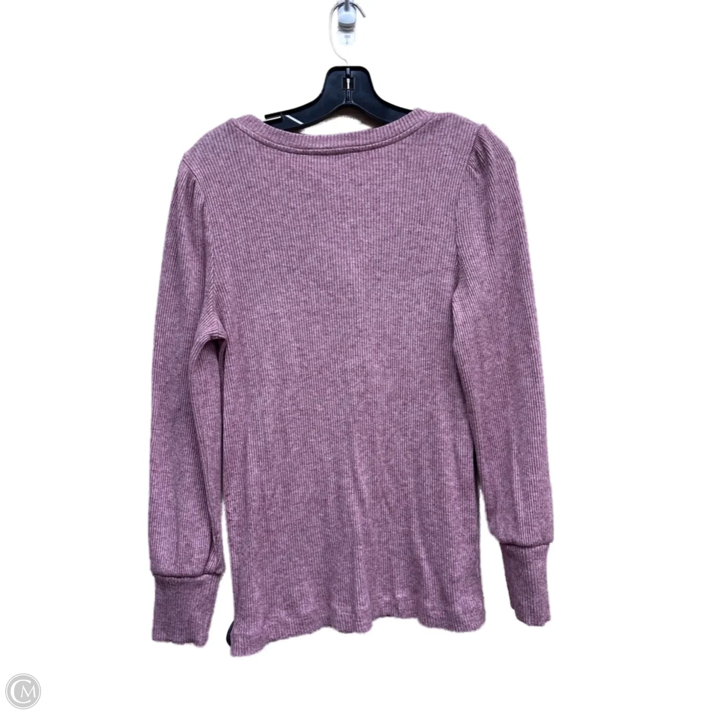 Top Long Sleeve By Loft In Pink, Size: L