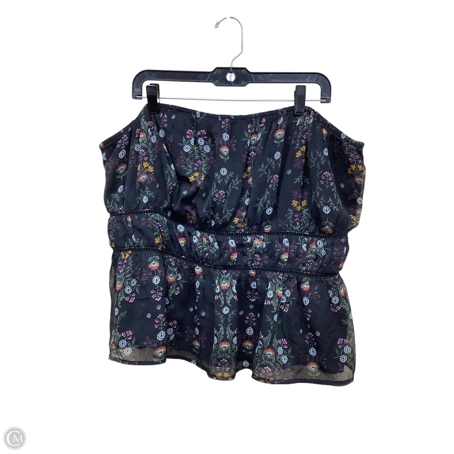 Top Sleeveless By Old Navy In Floral Print, Size: 2x
