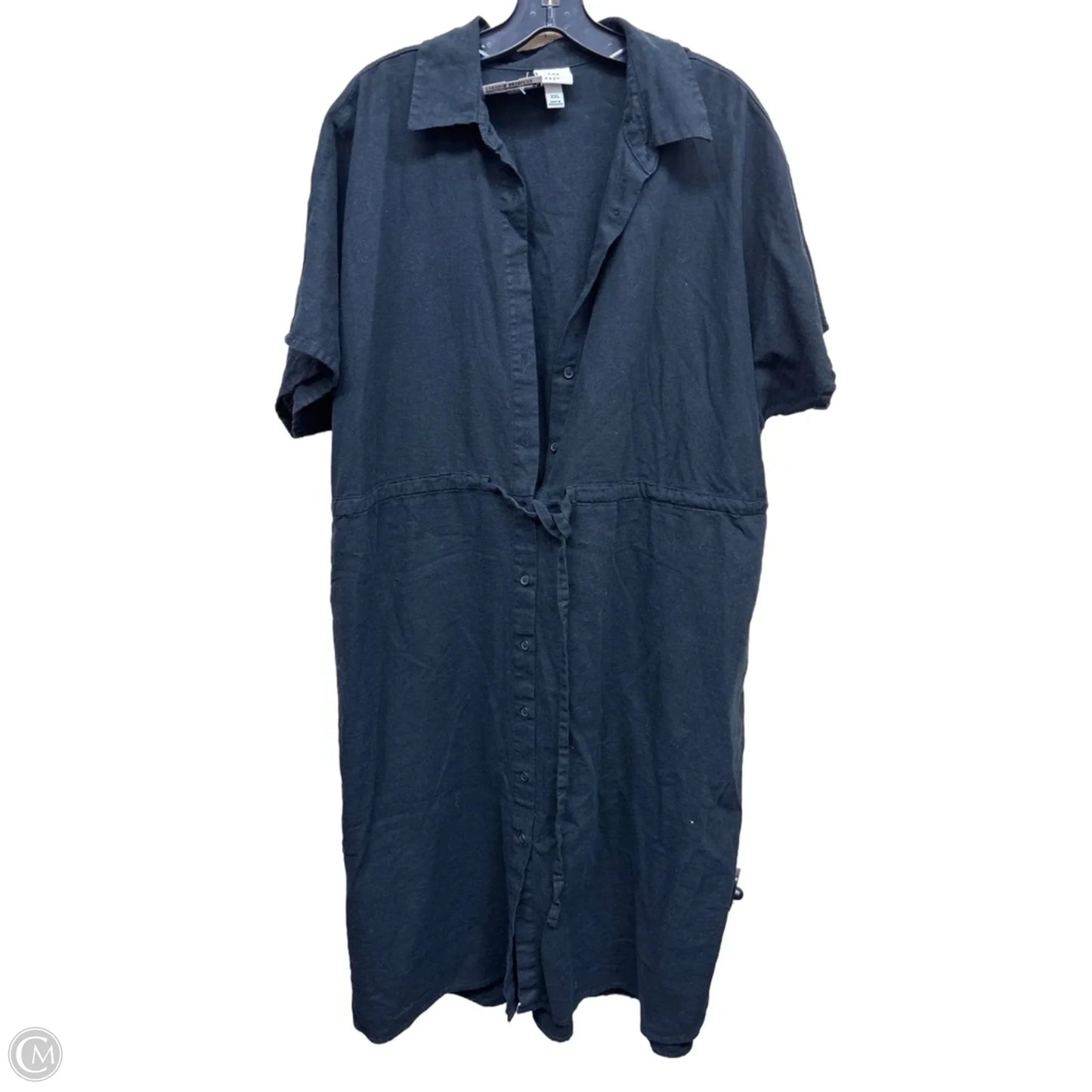 Dress Casual Midi By A New Day In Black, Size: Xxl