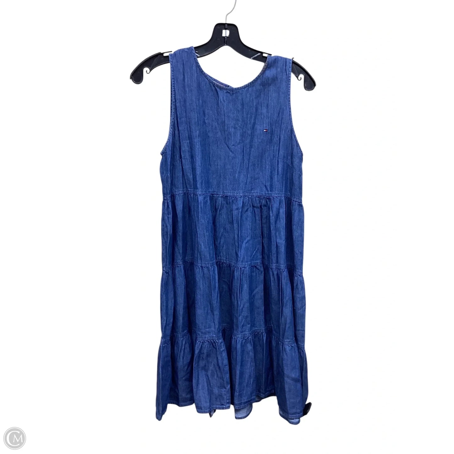 Dress Casual Short By Tommy Hilfiger In Blue Denim, Size: S