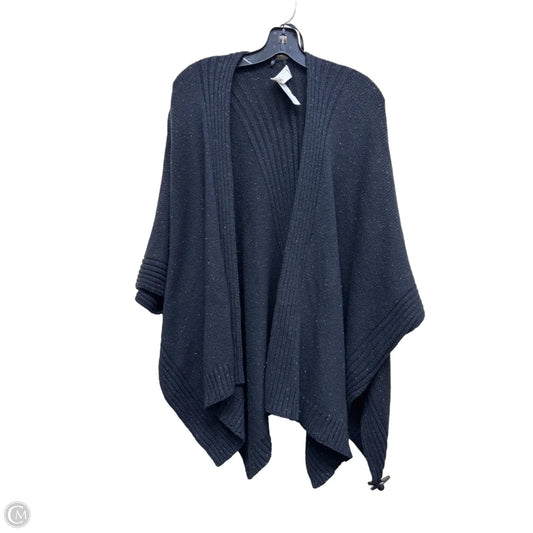 Sweater Cardigan By Ana In Black & Tan, Size: Osfm