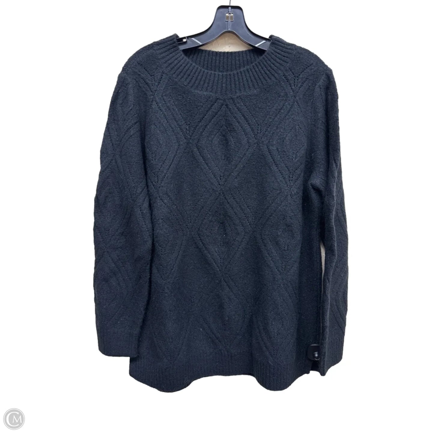 Sweater By Talbots In Black, Size: L