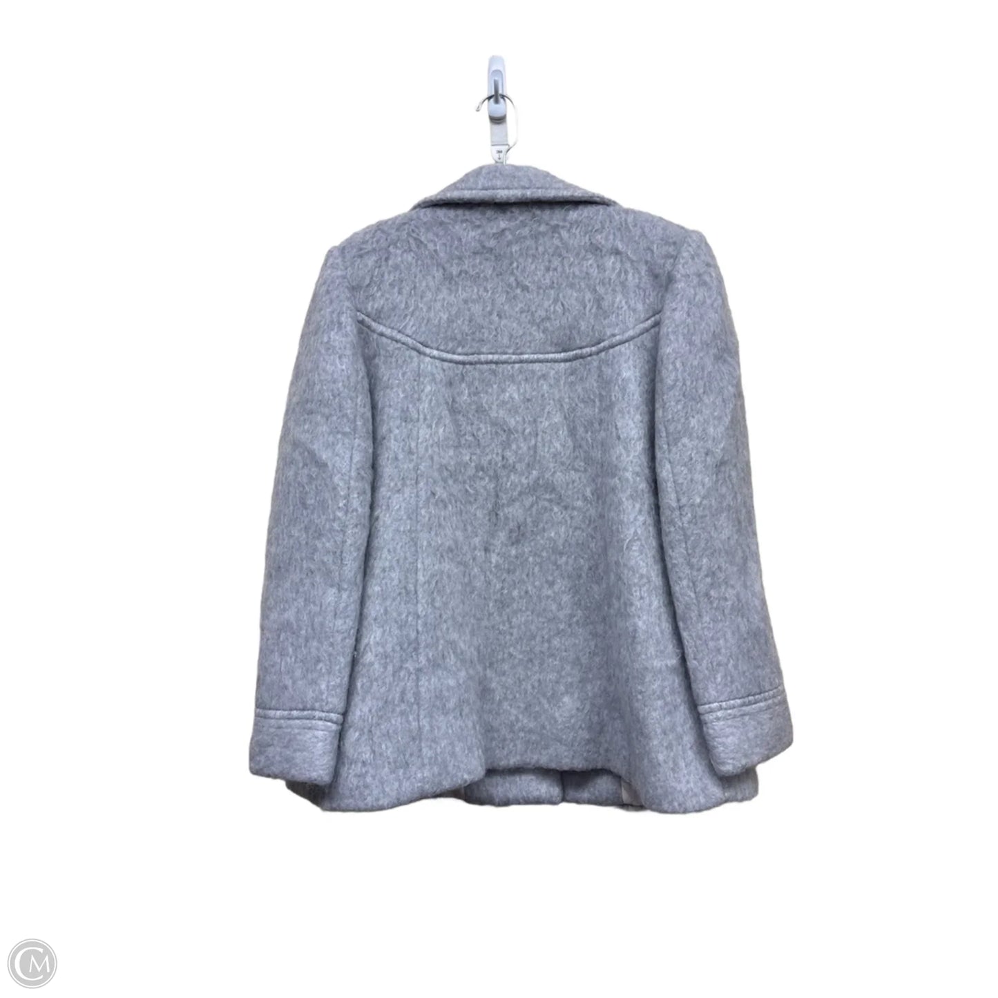 Coat Peacoat By Clothes Mentor In Grey, Size: 0