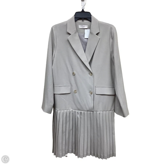 Dress Casual Midi By Clothes Mentor In Grey, Size: 0