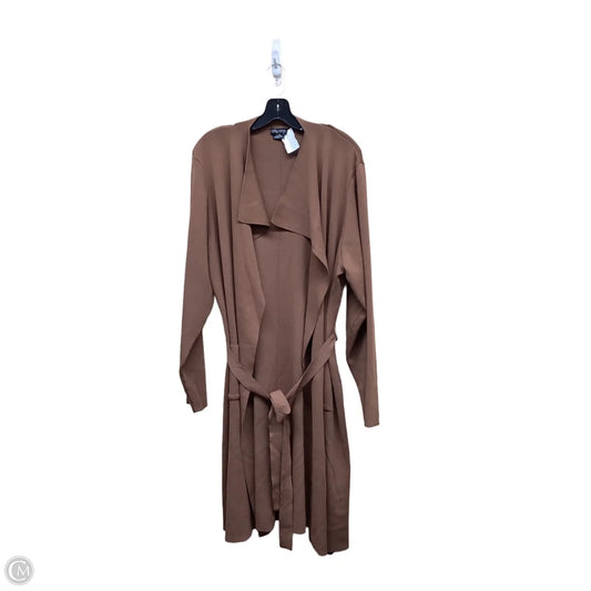 Cardigan By City Chic In Brown, Size: L