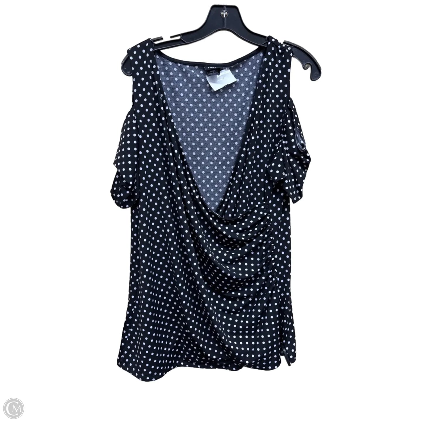 Top Short Sleeve By Torrid In Polkadot Pattern, Size: 2x