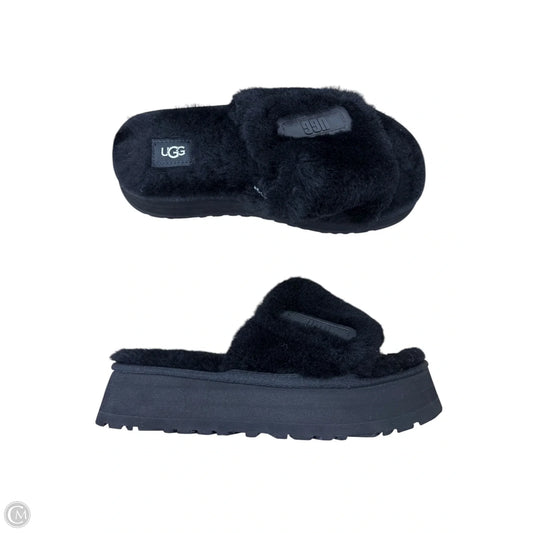 Sandals Designer By Ugg In Black, Size: 6