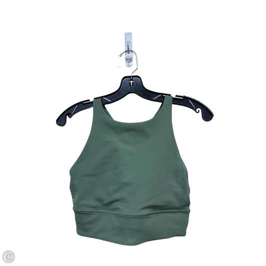 Athletic Bra By Lululemon In Green, Size: 10