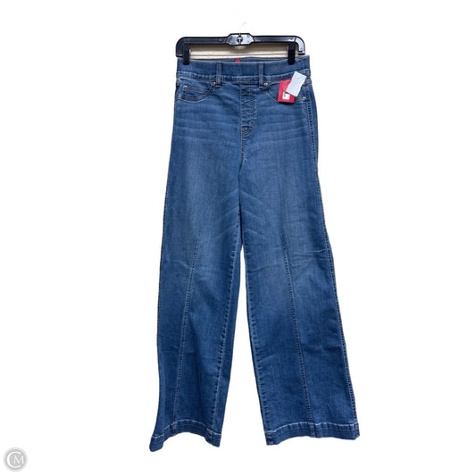Jeans Wide Leg By Spanx In Blue Denim, Size: M