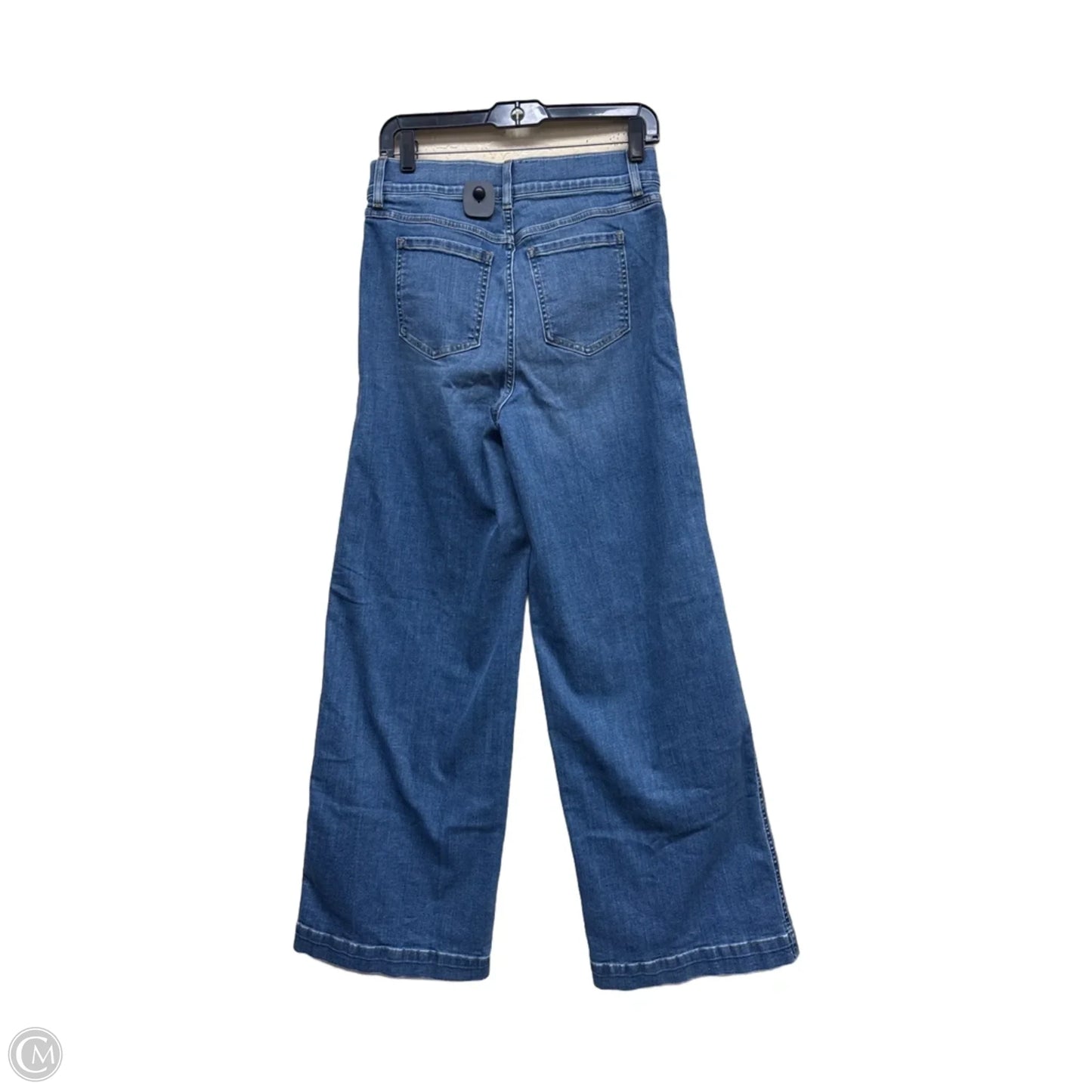 Jeans Wide Leg By Spanx In Blue Denim, Size: M