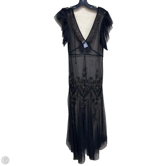 Dress Casual Maxi By Free People In Black & Brown, Size: S