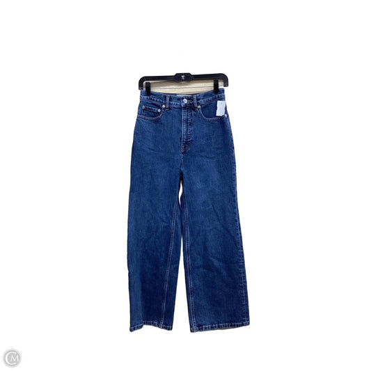 Jeans Straight By Everlane In Blue Denim, Size: 2