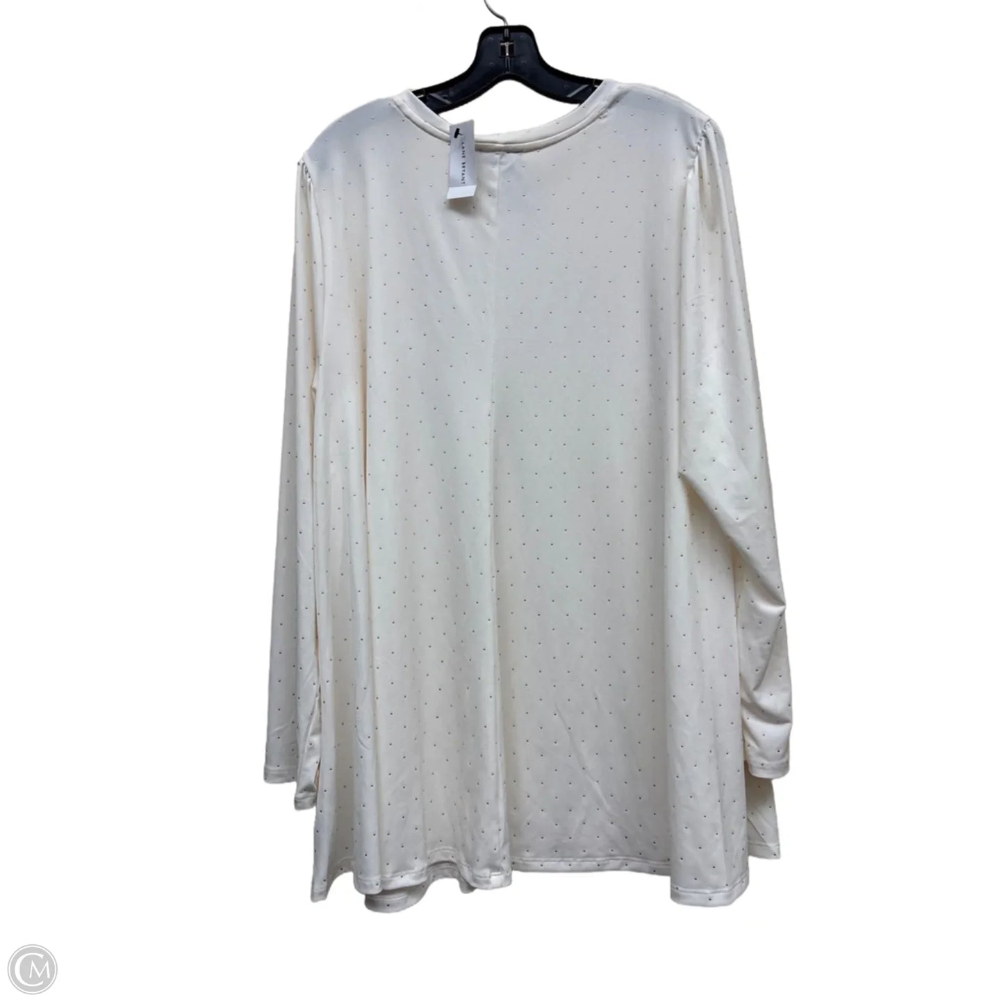 Top Long Sleeve By Lane Bryant In Polkadot Pattern, Size: 22