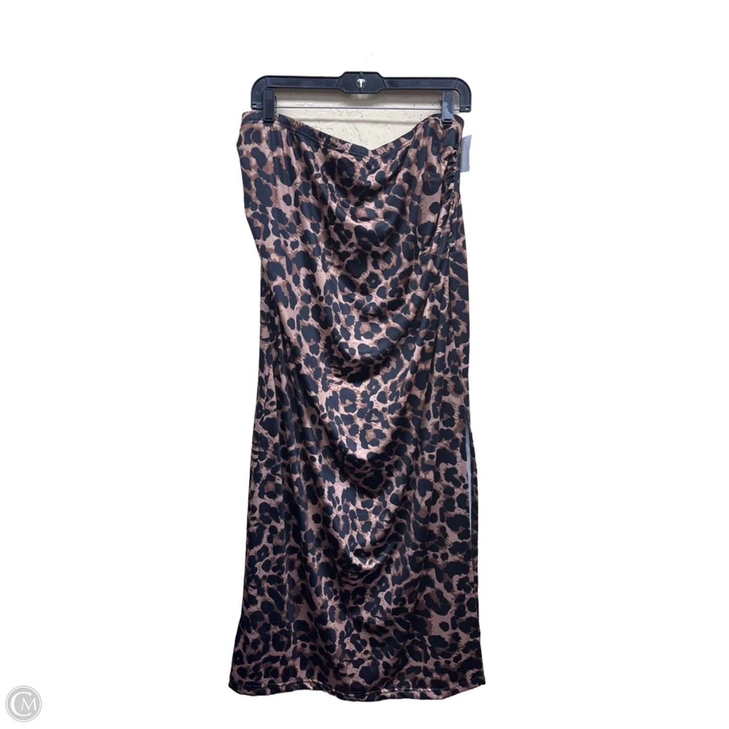 Skirt Maxi By Shein In Animal Print, Size: 2x