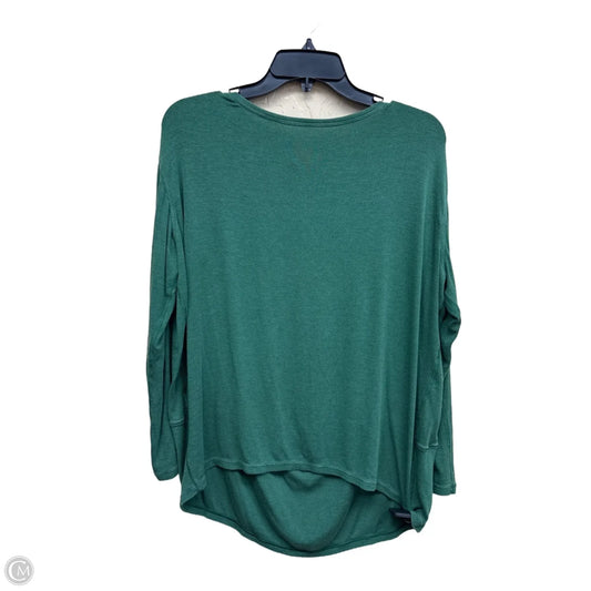 Athletic Top Long Sleeve Crewneck By Lululemon In Green