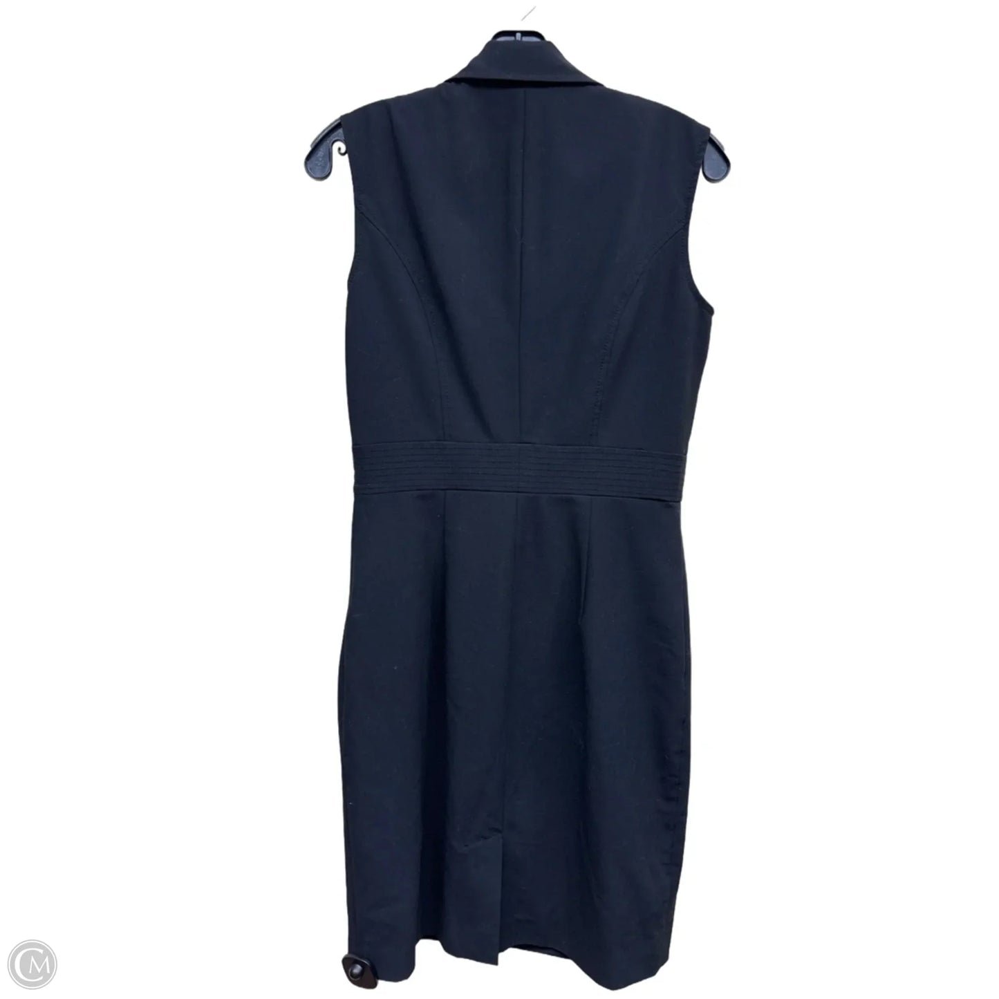 Dress Casual Midi By Calvin Klein In Black, Size: 4