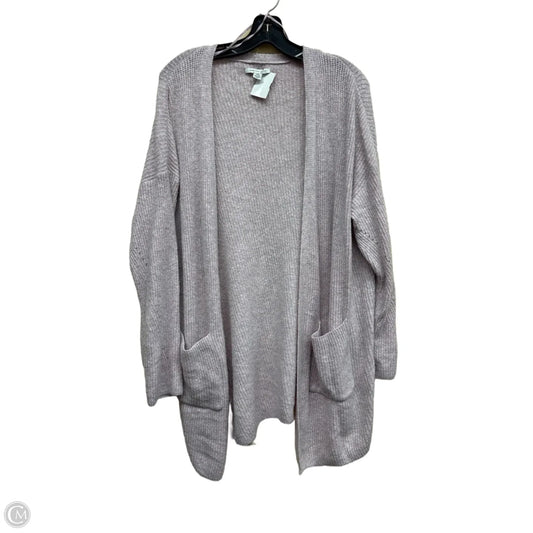 Sweater Cardigan By American Eagle In Purple, Size: Xs