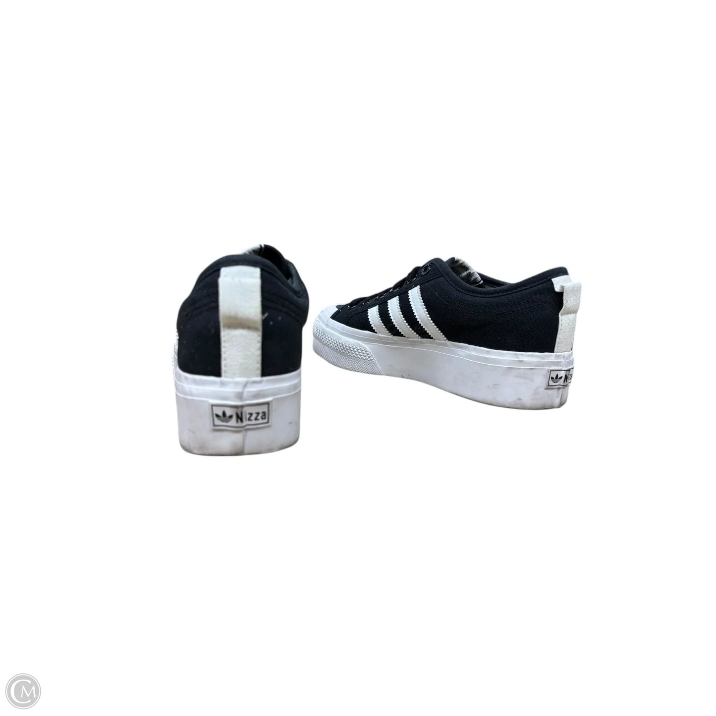Shoes Sneakers By Adidas In Black & White, Size: 7