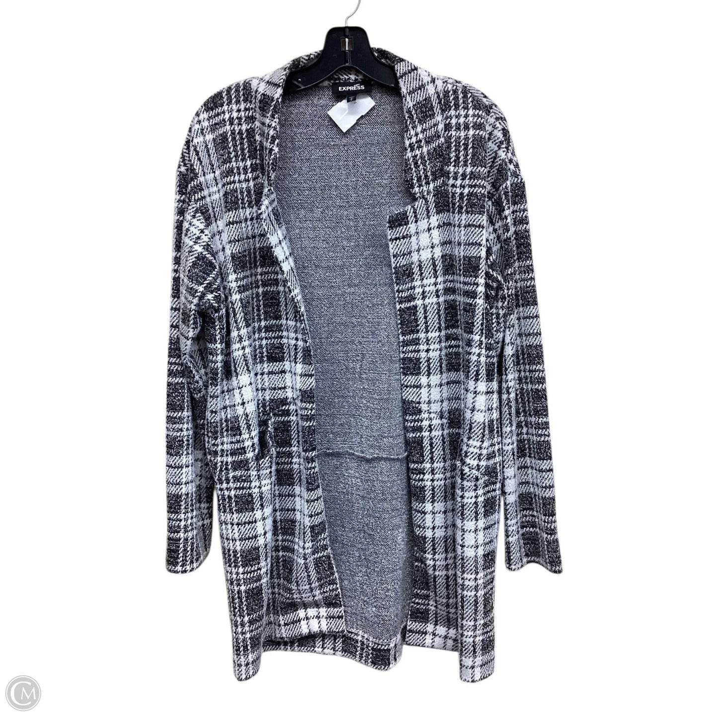 Cardigan By Express In Grey, Size: S