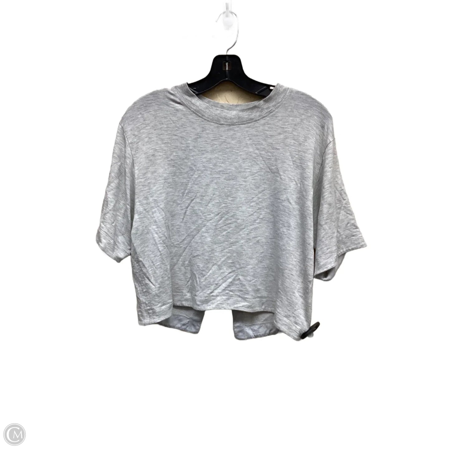 Athletic Top Short Sleeve By Athleta In Grey, Size: Xxs