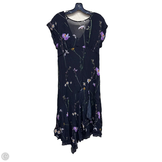 Dress Designer By All Saints In Floral Print, Size: 10