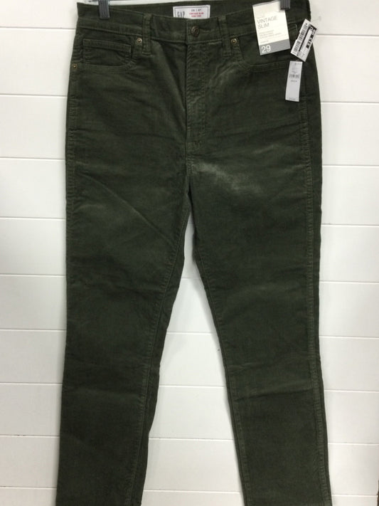 Pants Corduroy By Gap In Green, Size:6