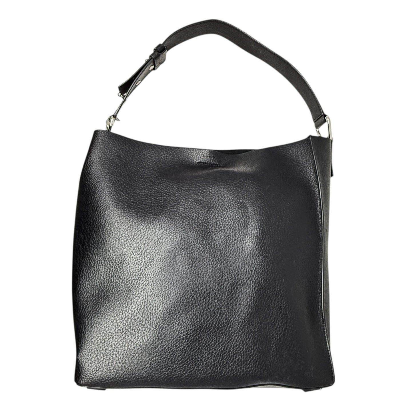 Captain N/S Leather Shoulder Bag with Pouch Designer By All Saints, Size: Large