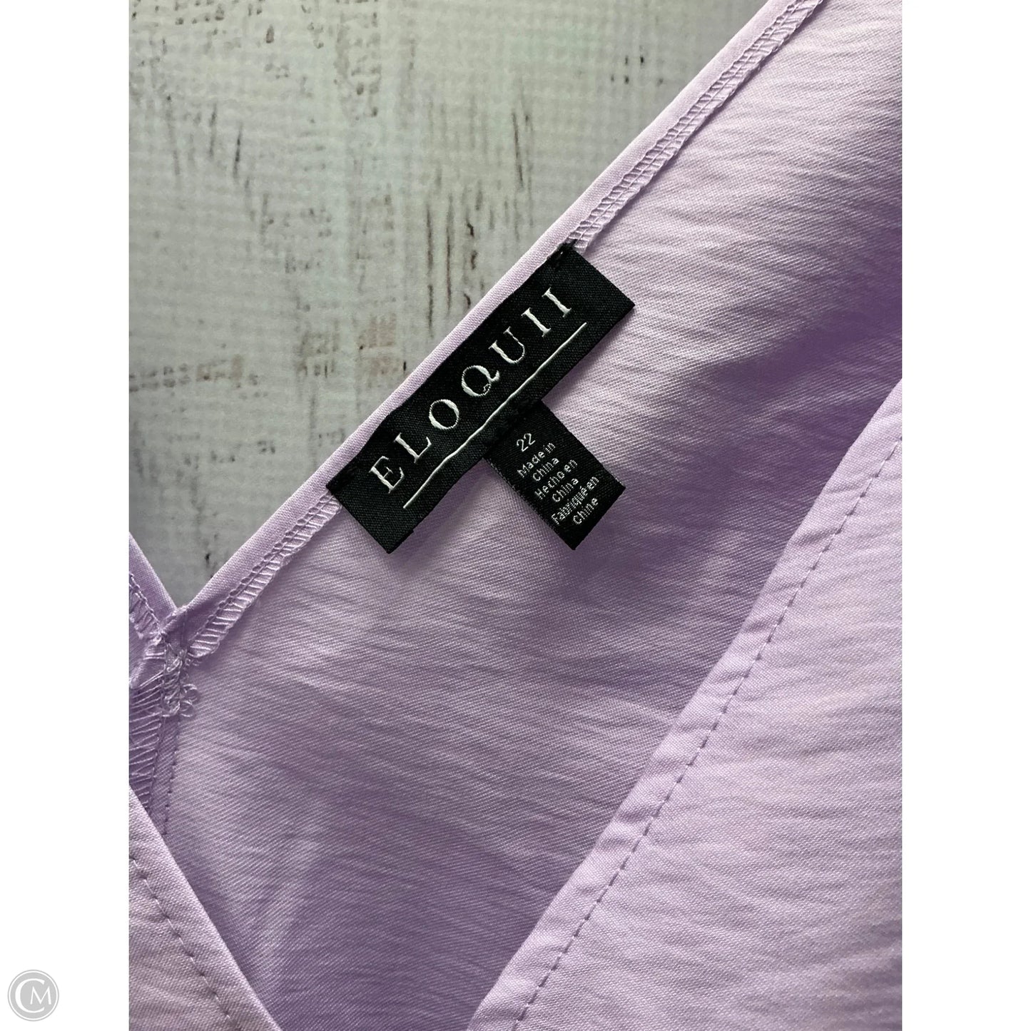 Jumpsuit By Eloquii In Purple, Size: 3x