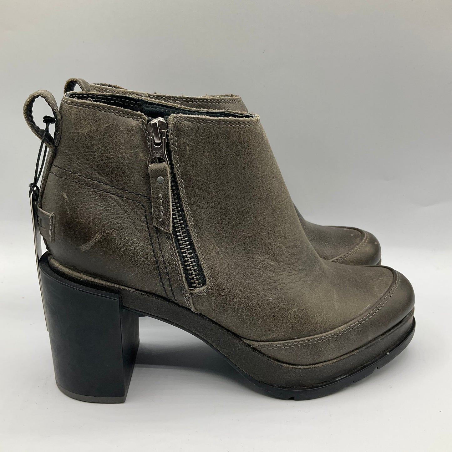 Boots Ankle Heels By Sorel In Green, Size: 6.5
