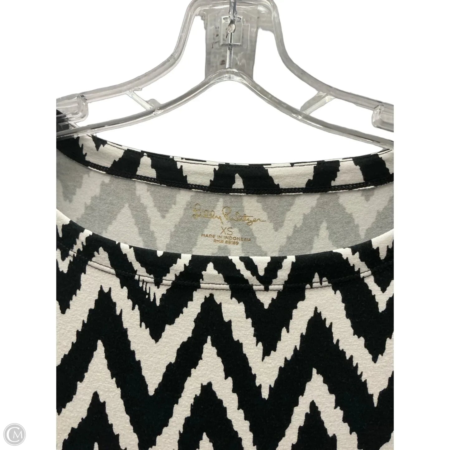 Dress Designer By Lilly Pulitzer In Black & White, Size: Xs