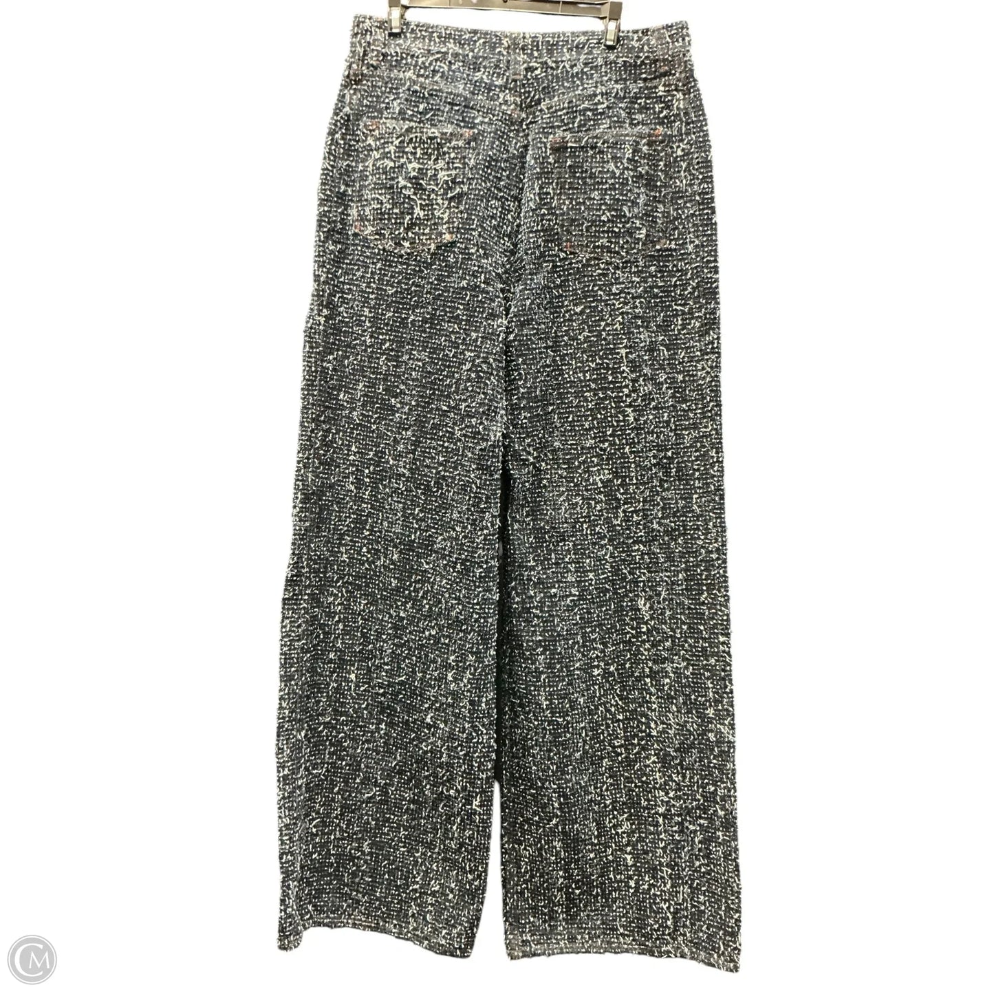 Jeans Wide Leg By Maeve In Blue Red & White, Size: 8