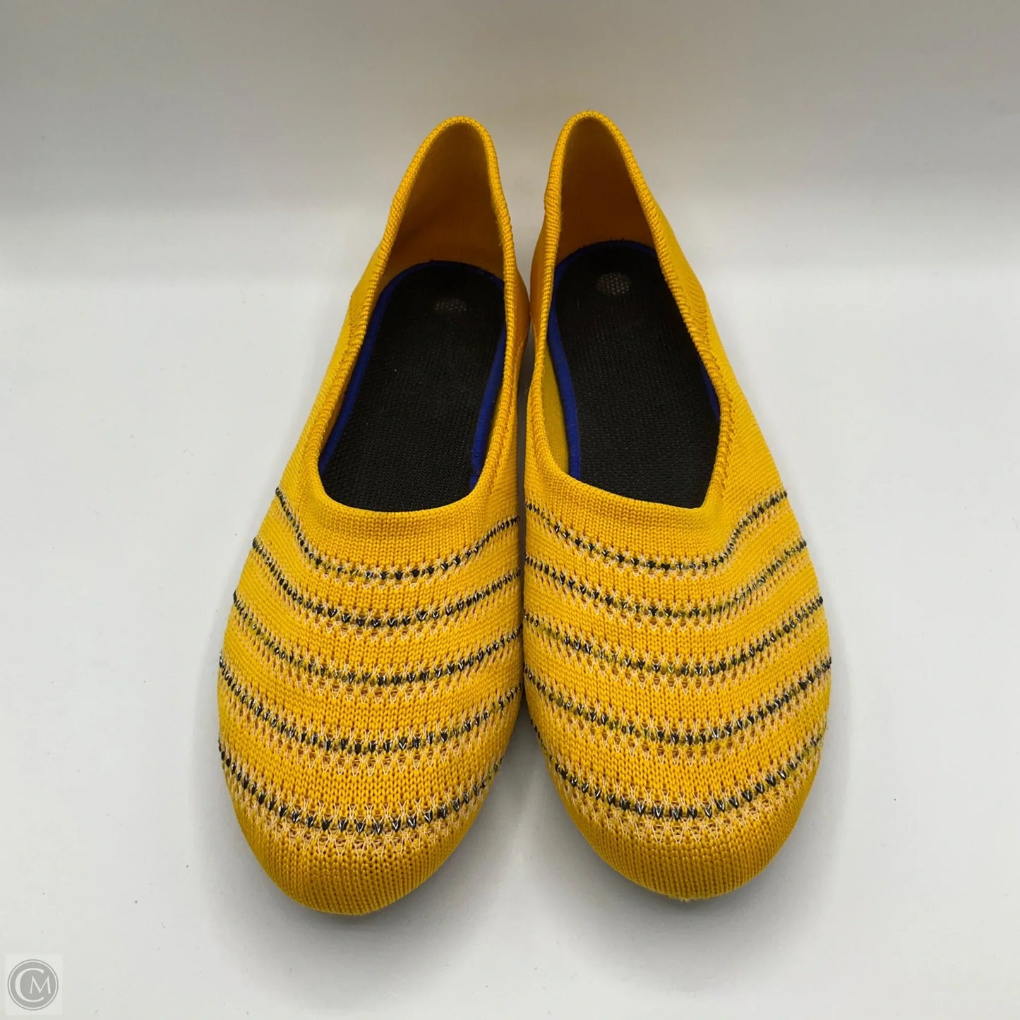Shoes Flats By Clothes Mentor In Yellow, Size: 7.5