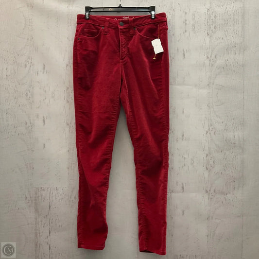 Pants Cropped By Universal Thread In Red, Size: 4