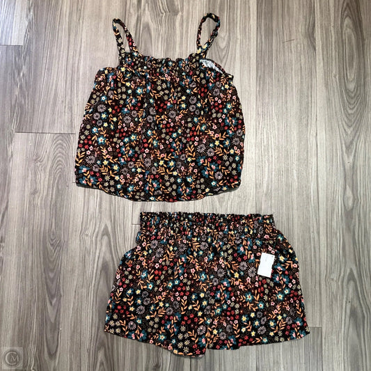 Shorts Set By Joyspun In Floral Print, Size: Xl