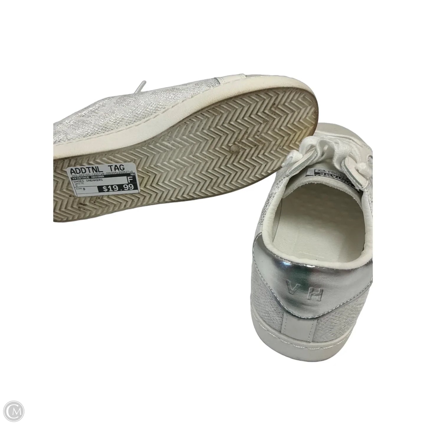 Shoes Sneakers By Vintage Havana In White, Size: 9