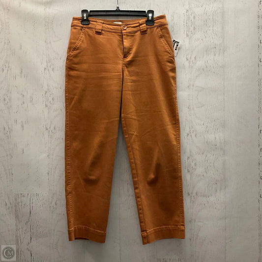 Jeans Straight By A New Day In Orange, Size: L