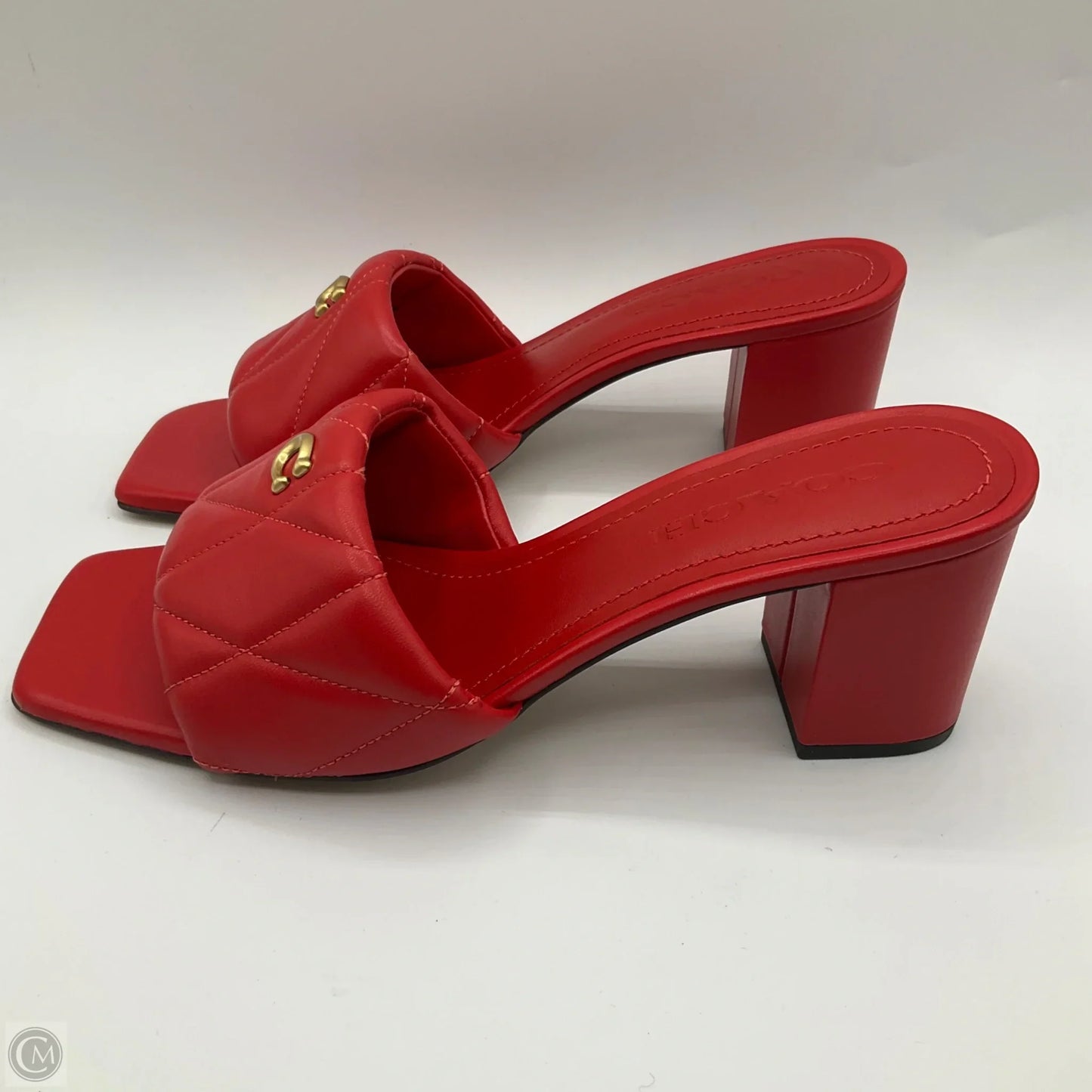 Shoes Designer By Coach In Red, Size: 8