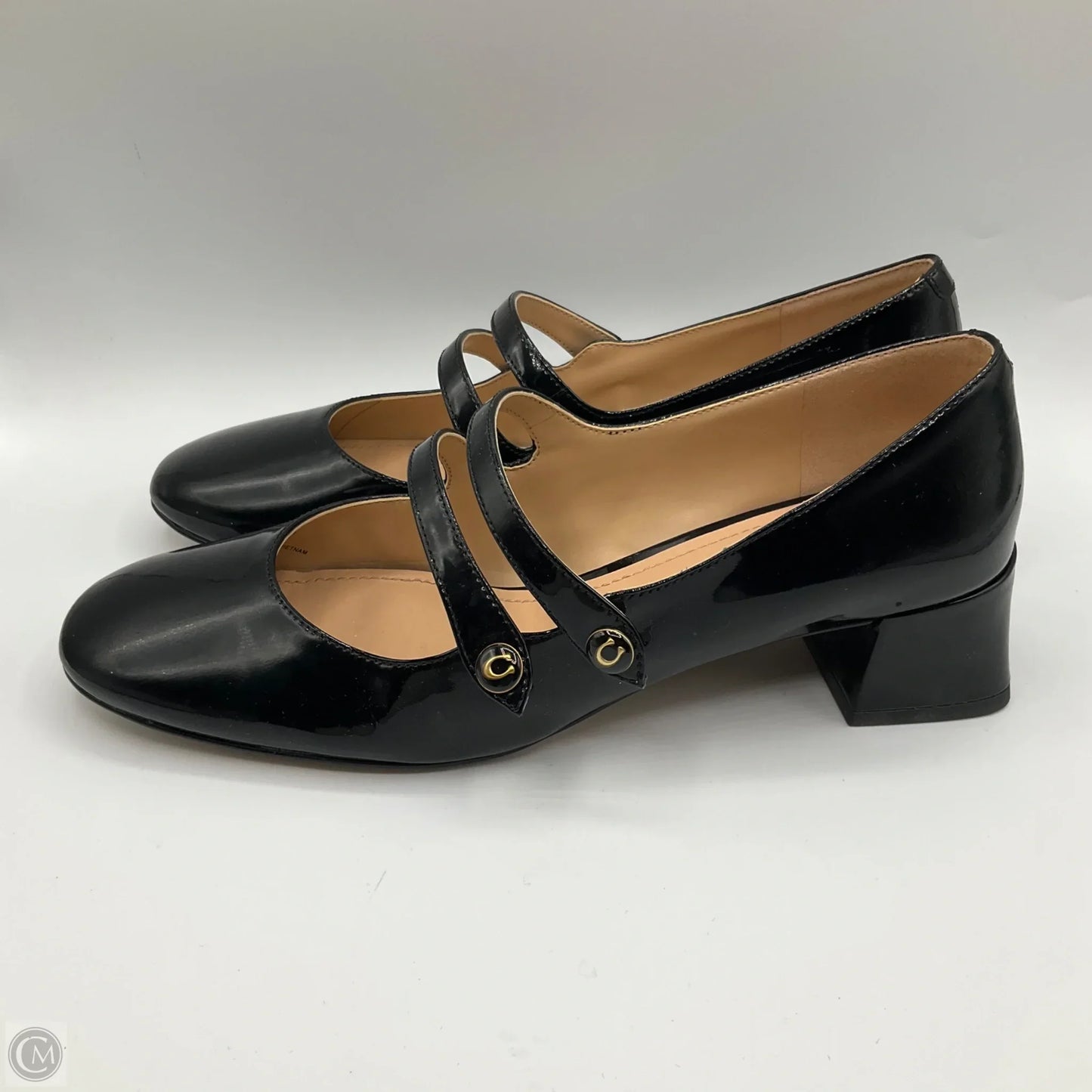 Shoes Designer By Coach In Black, Size: 8