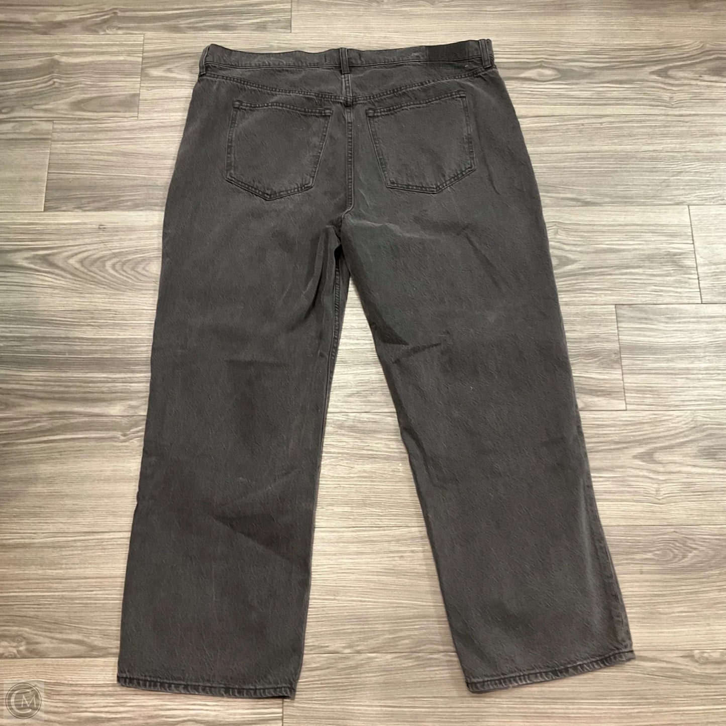 Jeans Straight By Abercrombie And Fitch In Black, Size: 18