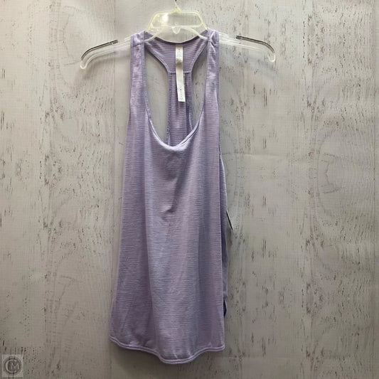Athletic Tank Top By Lululemon In Purple, Size: 6