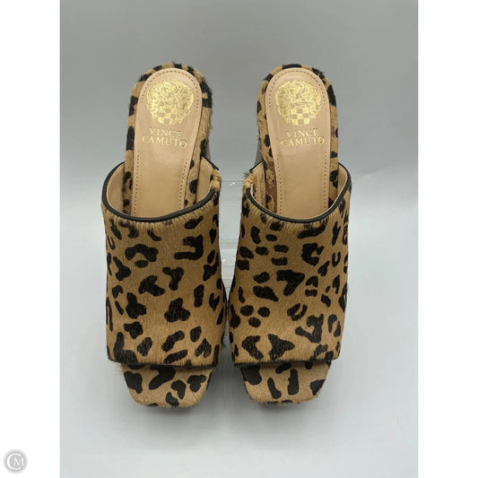 Shoes Heels Block By Vince Camuto In Animal Print, Size: 6.5