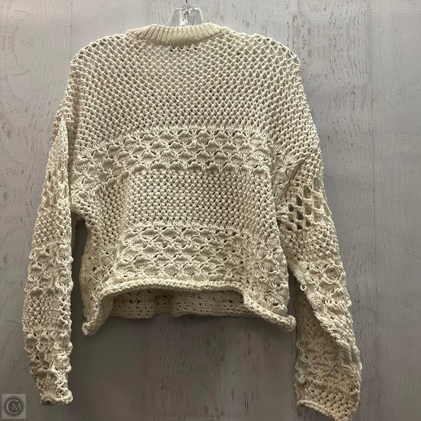 Sweater By Zara In White, Size: M