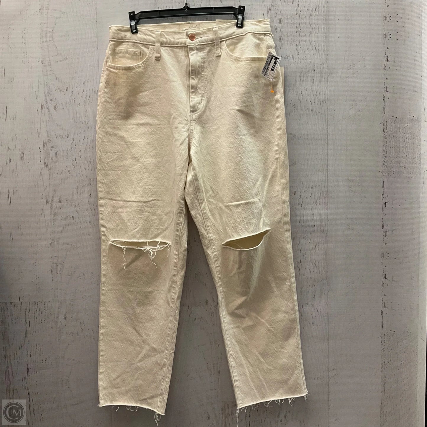 Jeans Straight By Universal Thread In White, Size: 10