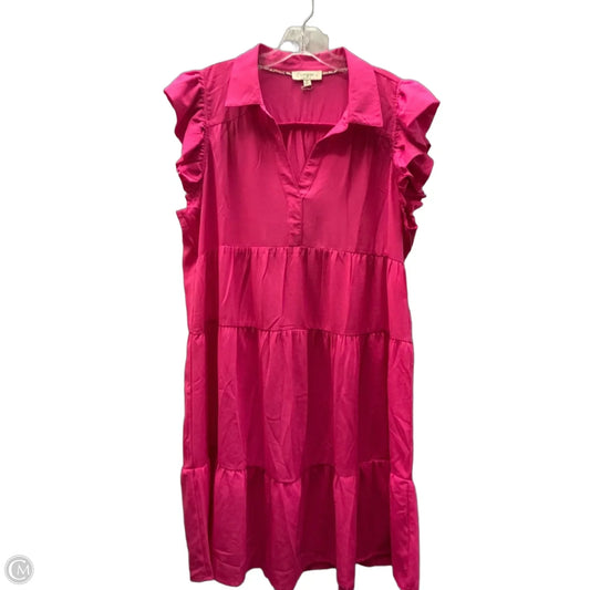 Dress Casual Short By Umgee In Pink, Size: Xl