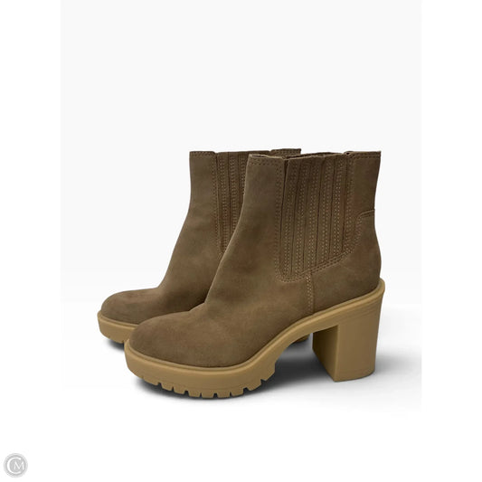 Boots Ankle Heels By Dolce Vita In Tan, Size: 9.5